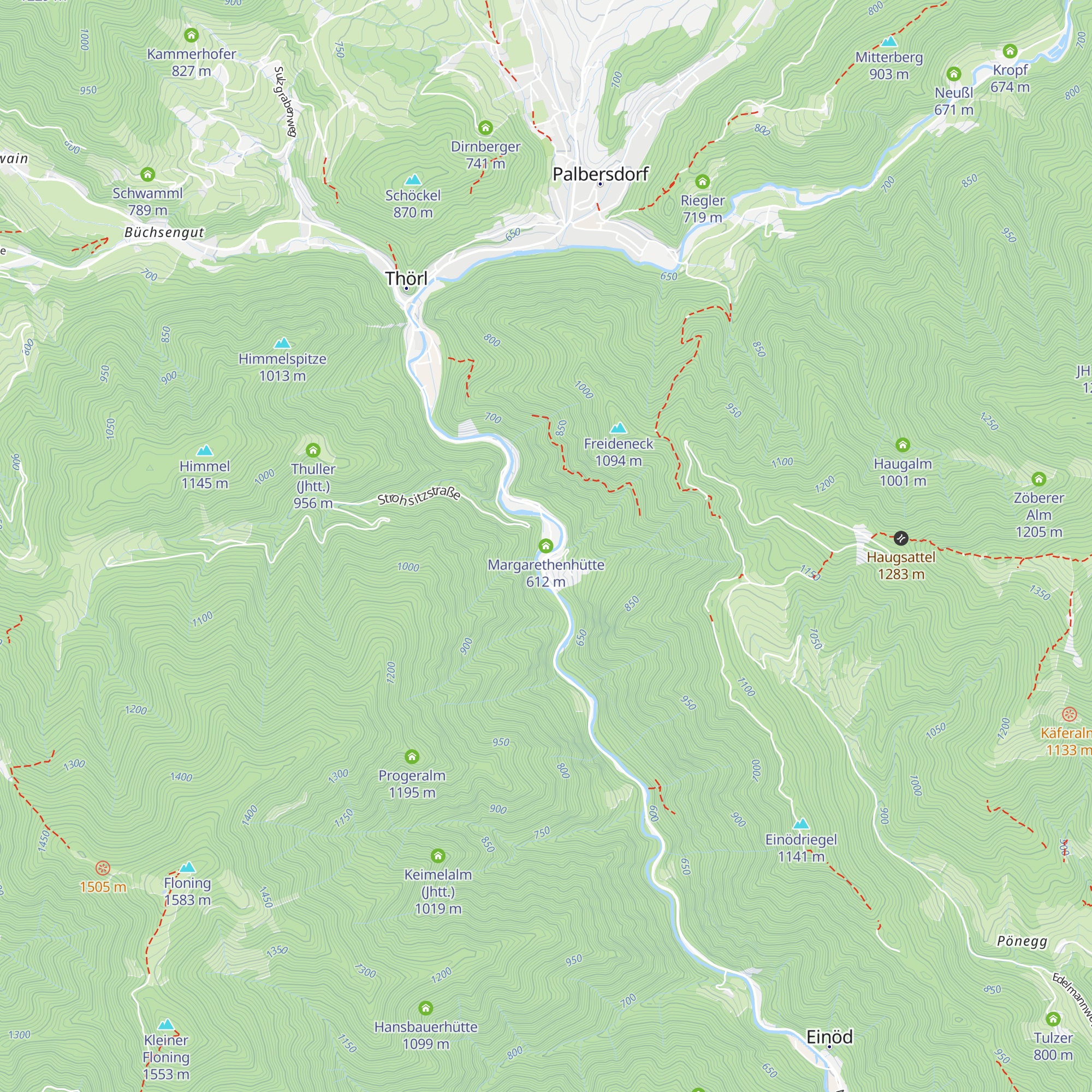 Margarethenhütte map