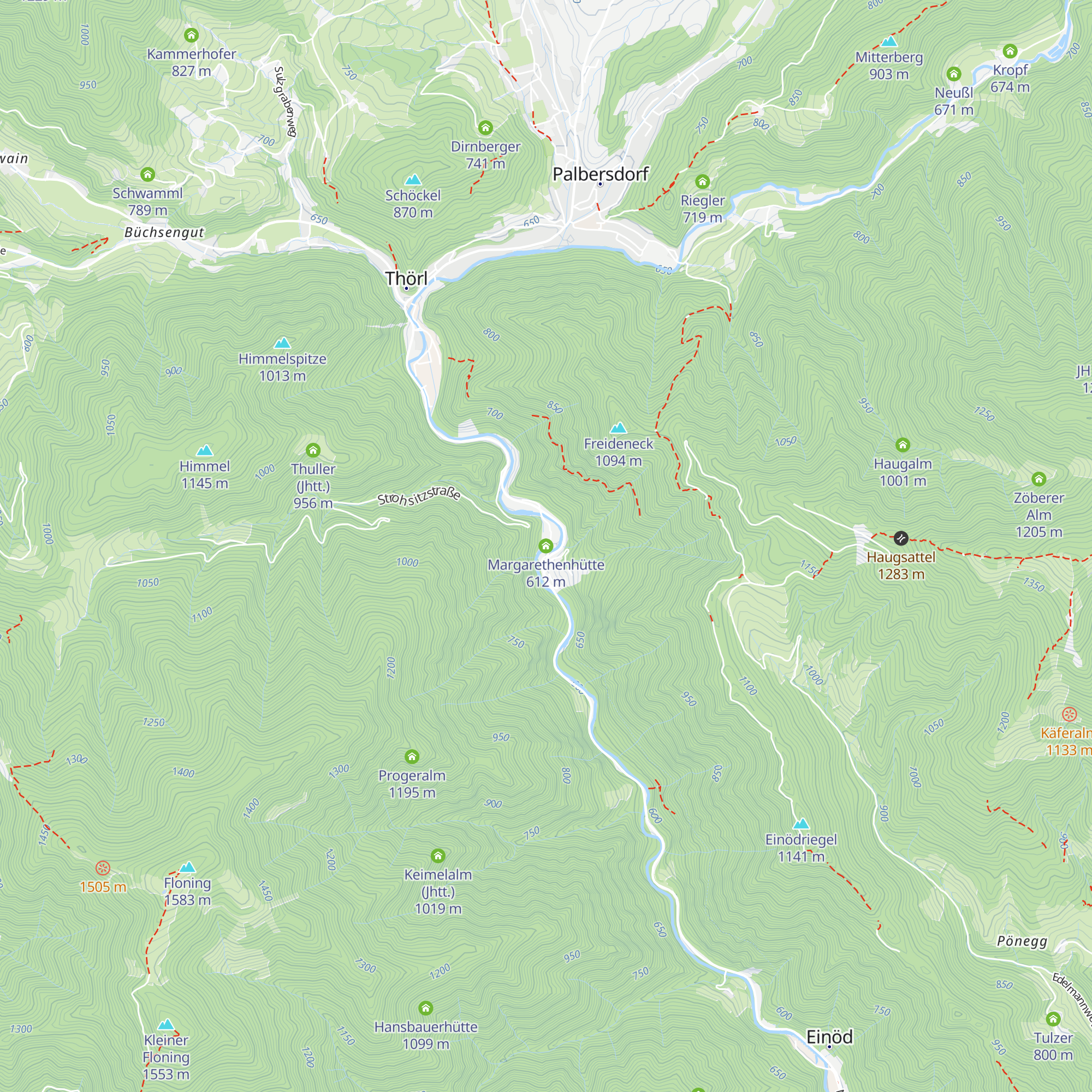 Margarethenhütte map