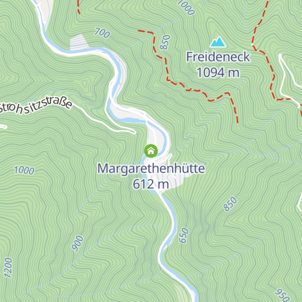 Map of Margarethenhütte
