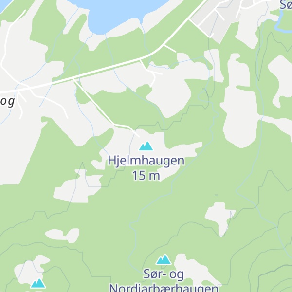 Map of Hjelmhaugen