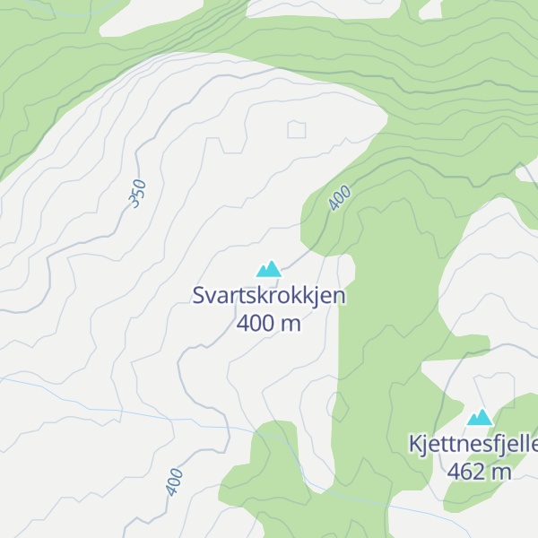 Map of Svartskrokkjen