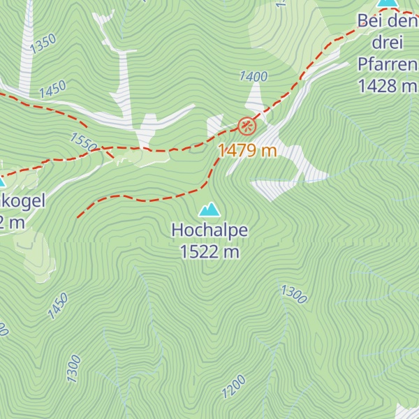 Map of Hochalpe