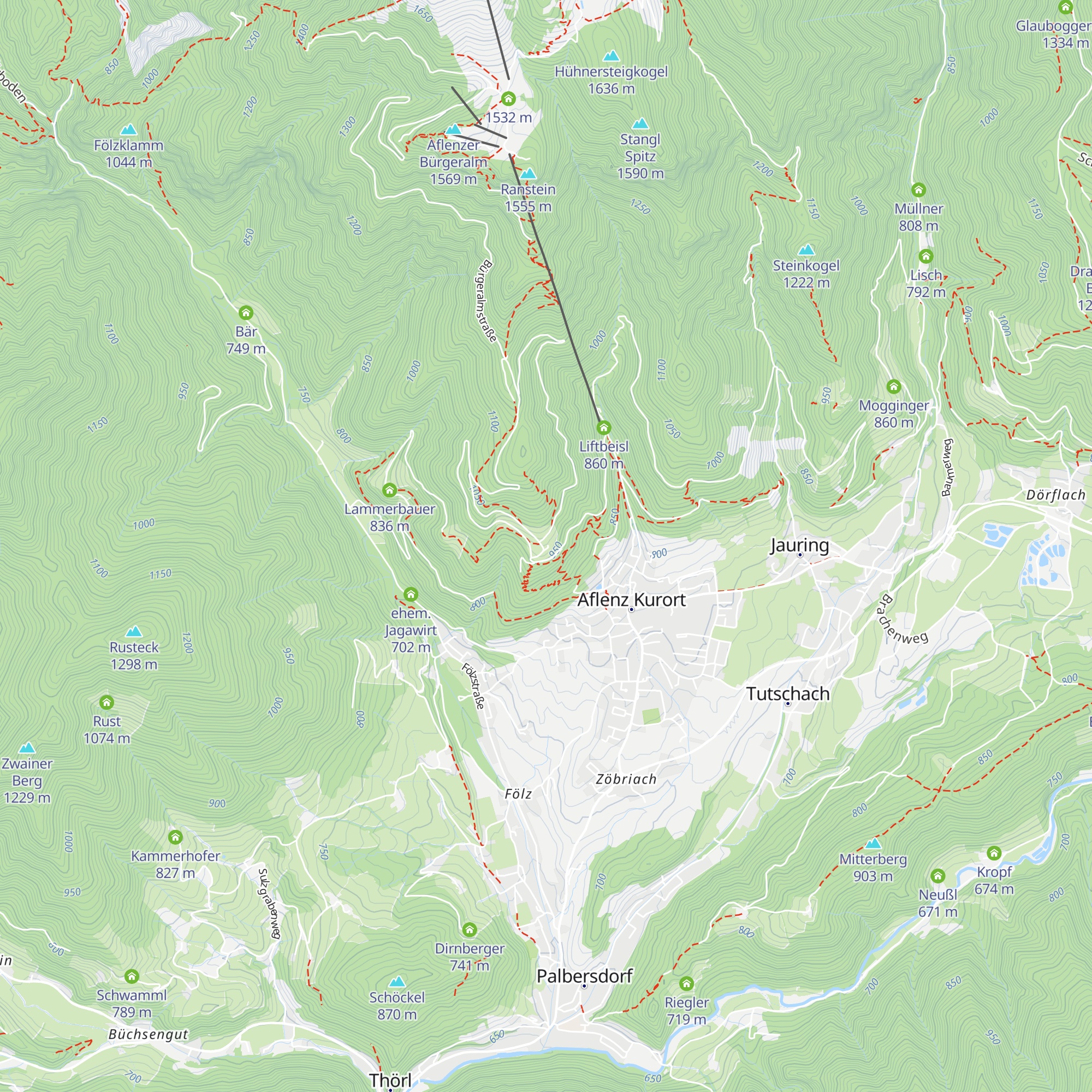 Pierergut map