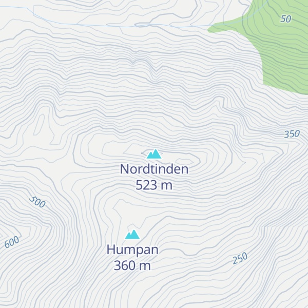 Map of Nordtinden