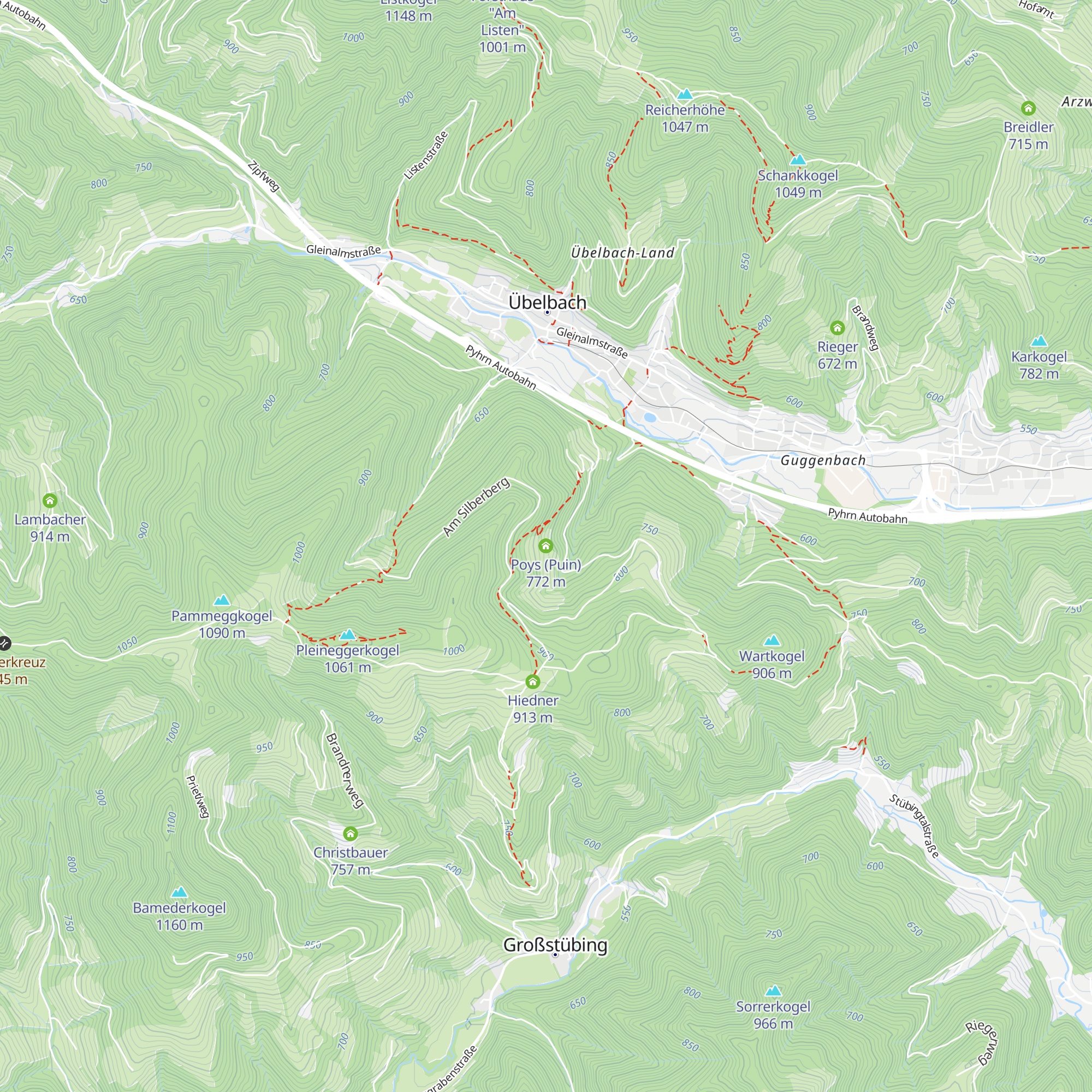Poys (Puin) map