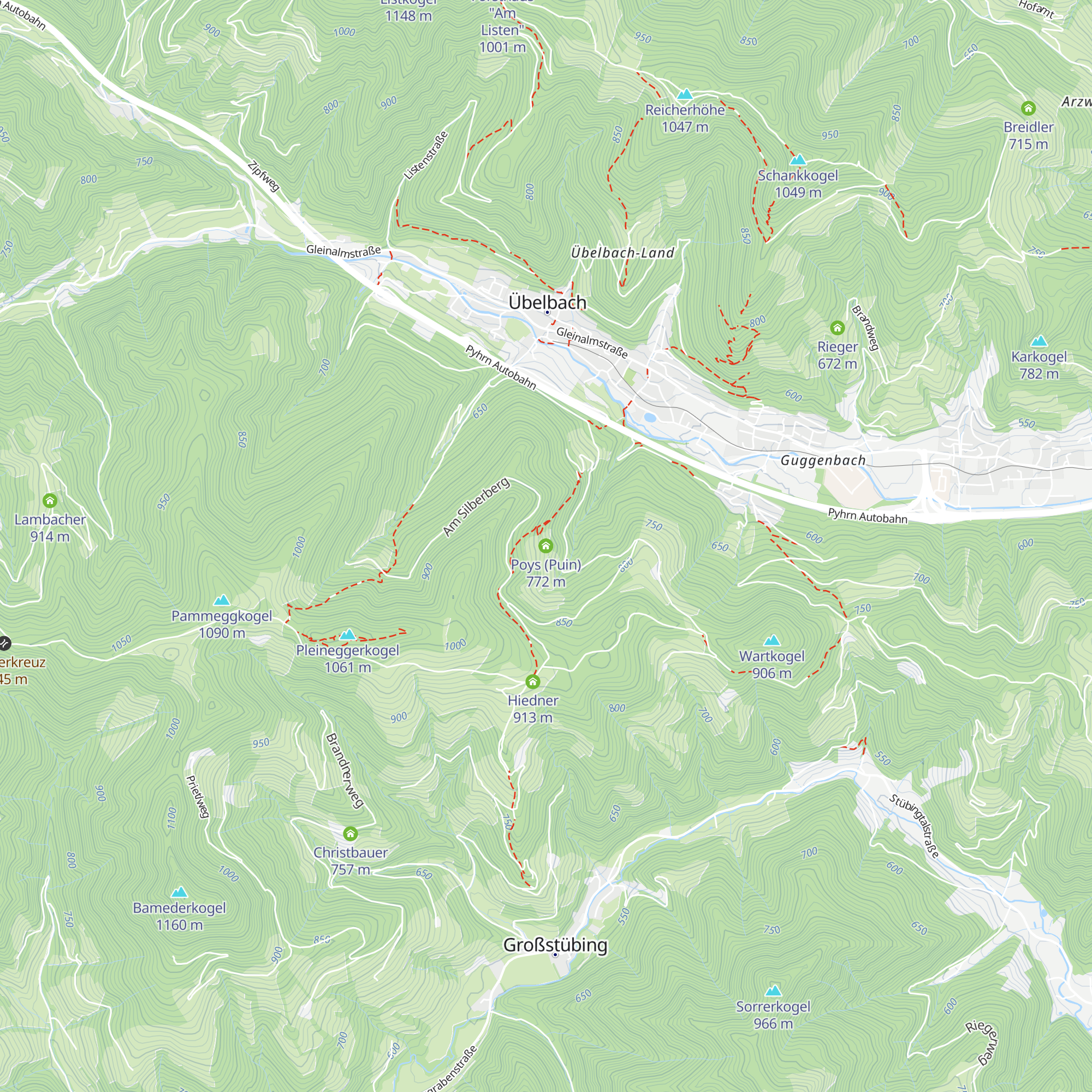 Poys (Puin) map