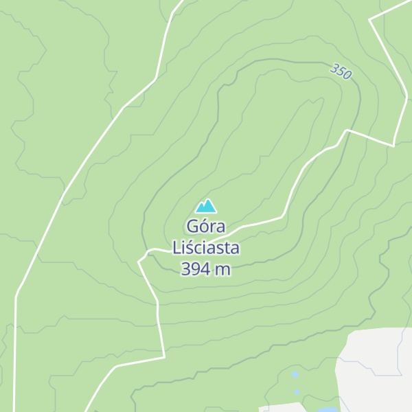 Map of Góra Liściasta