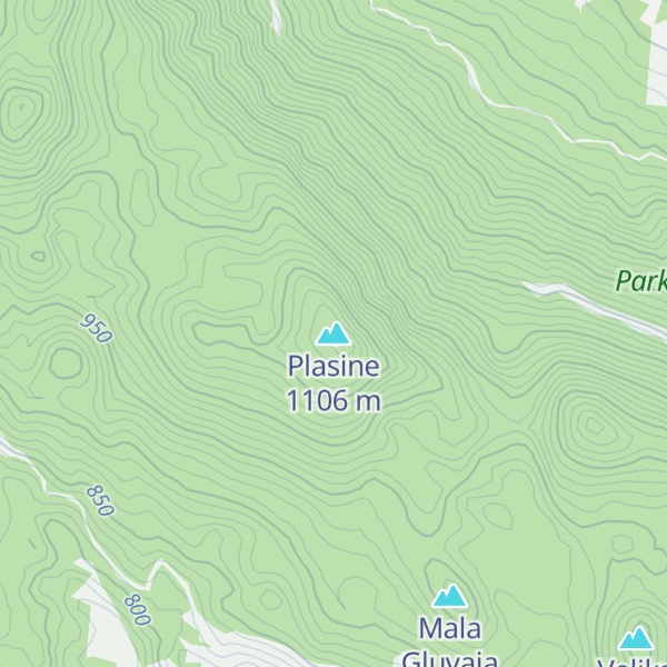 Map of Plasine