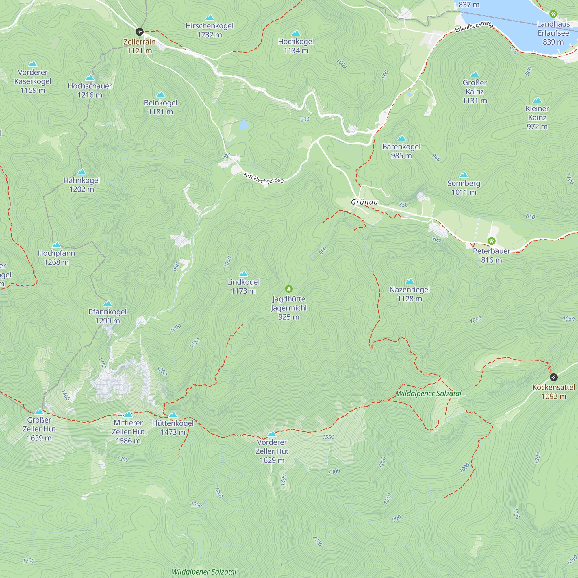 Jagdhütte Jagermichl map