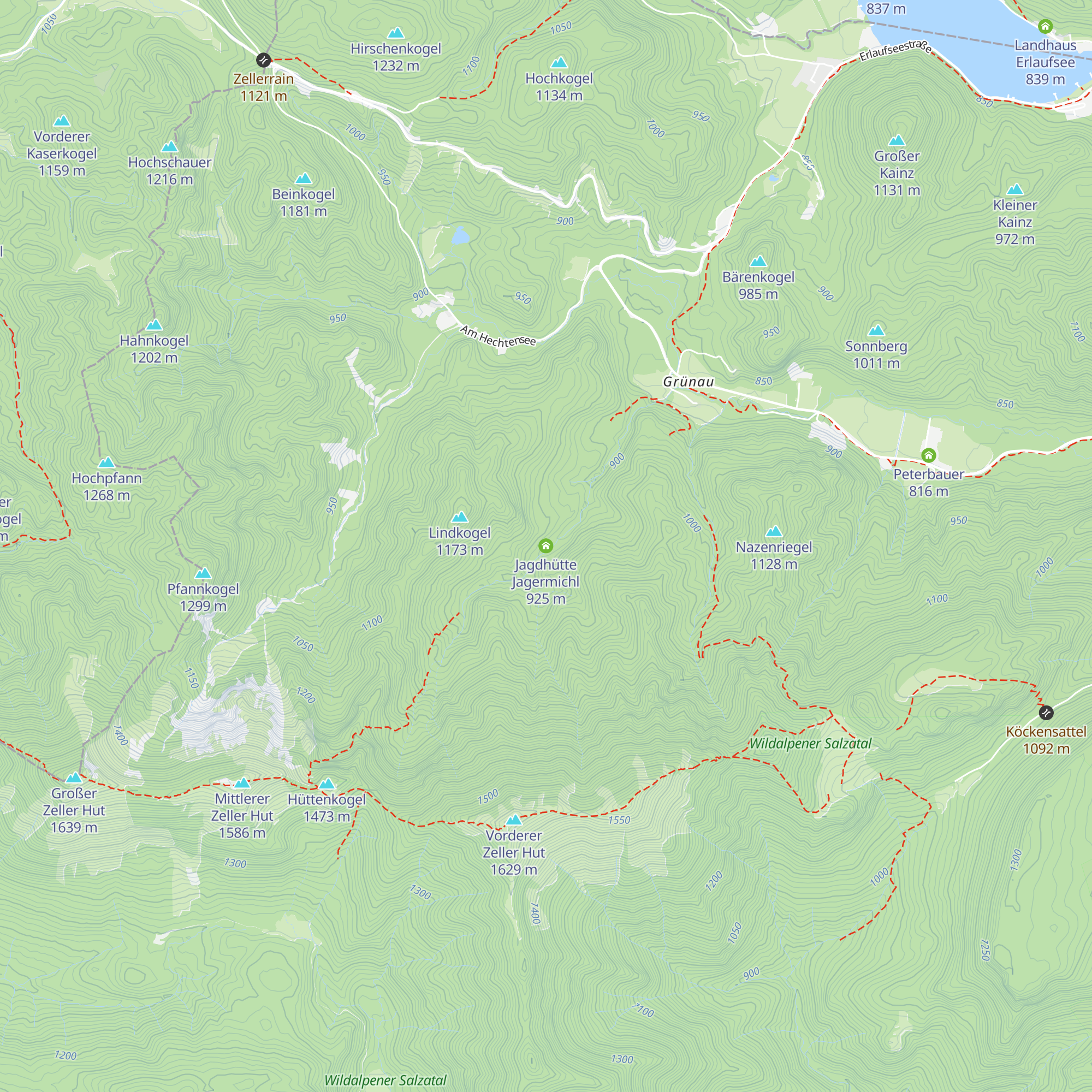 Jagdhütte Jagermichl map