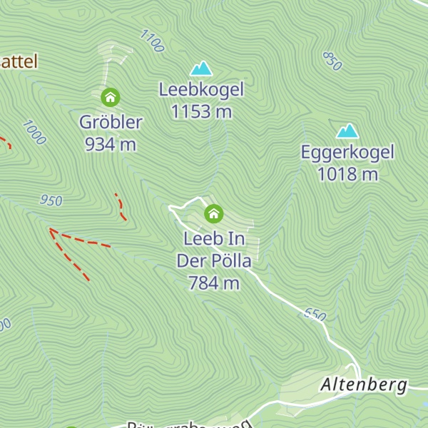 Map of Leeb In Der Pölla