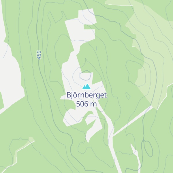 Map of Björnberget