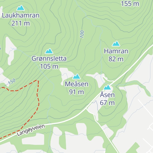 Map of Meåsen