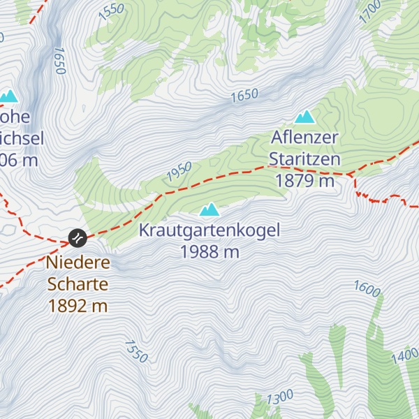 Map of Krautgartenkogel