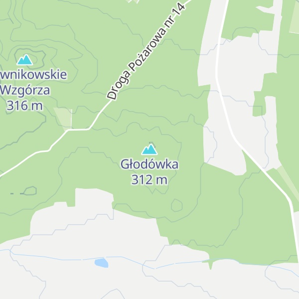 Map of Głodówka