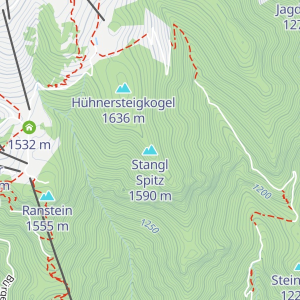 Map of Stangl Spitz
