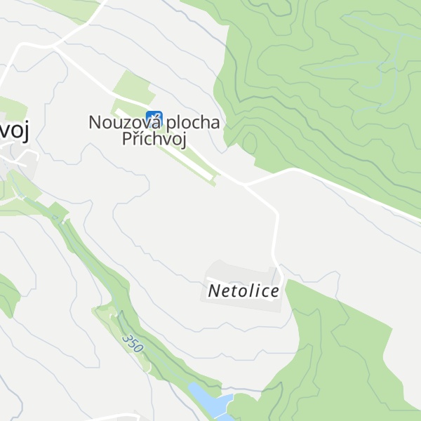 Map of (Na Lánech) [Markvartice-Příchvoj]