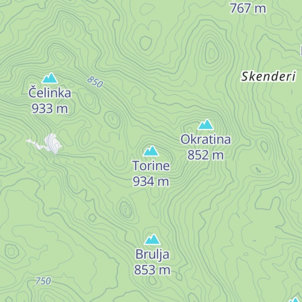 Map of Torine