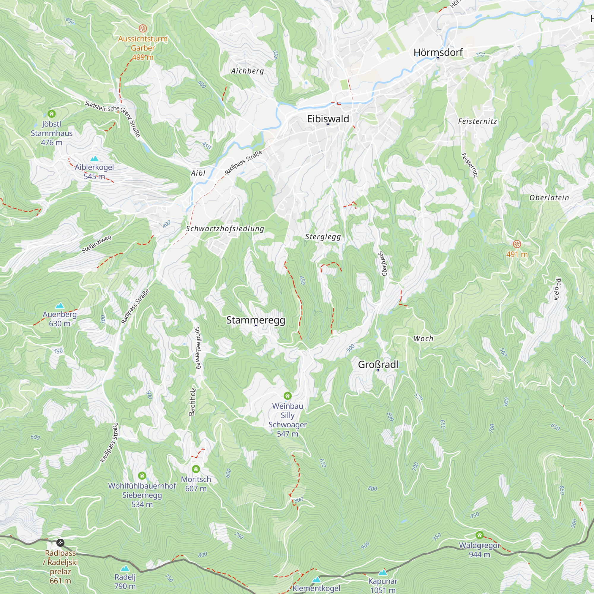 Hausleiten map