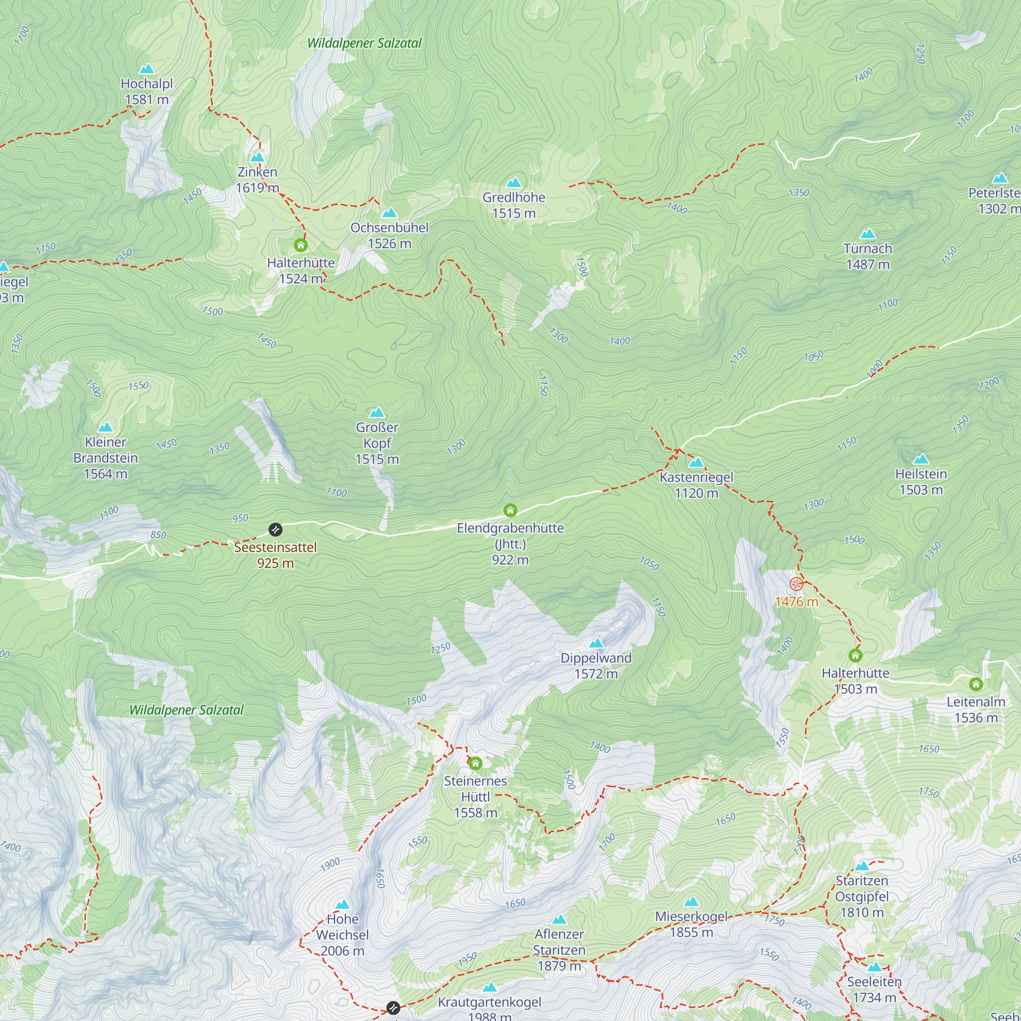 Elendgrabenhütte (Jhtt.) map