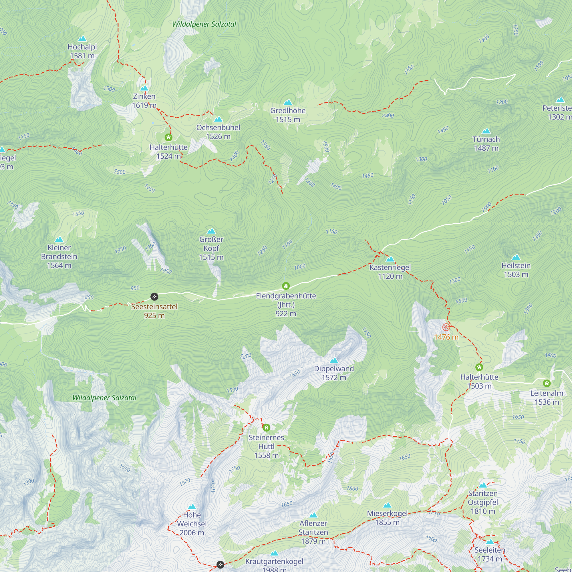 Elendgrabenhütte (Jhtt.) map