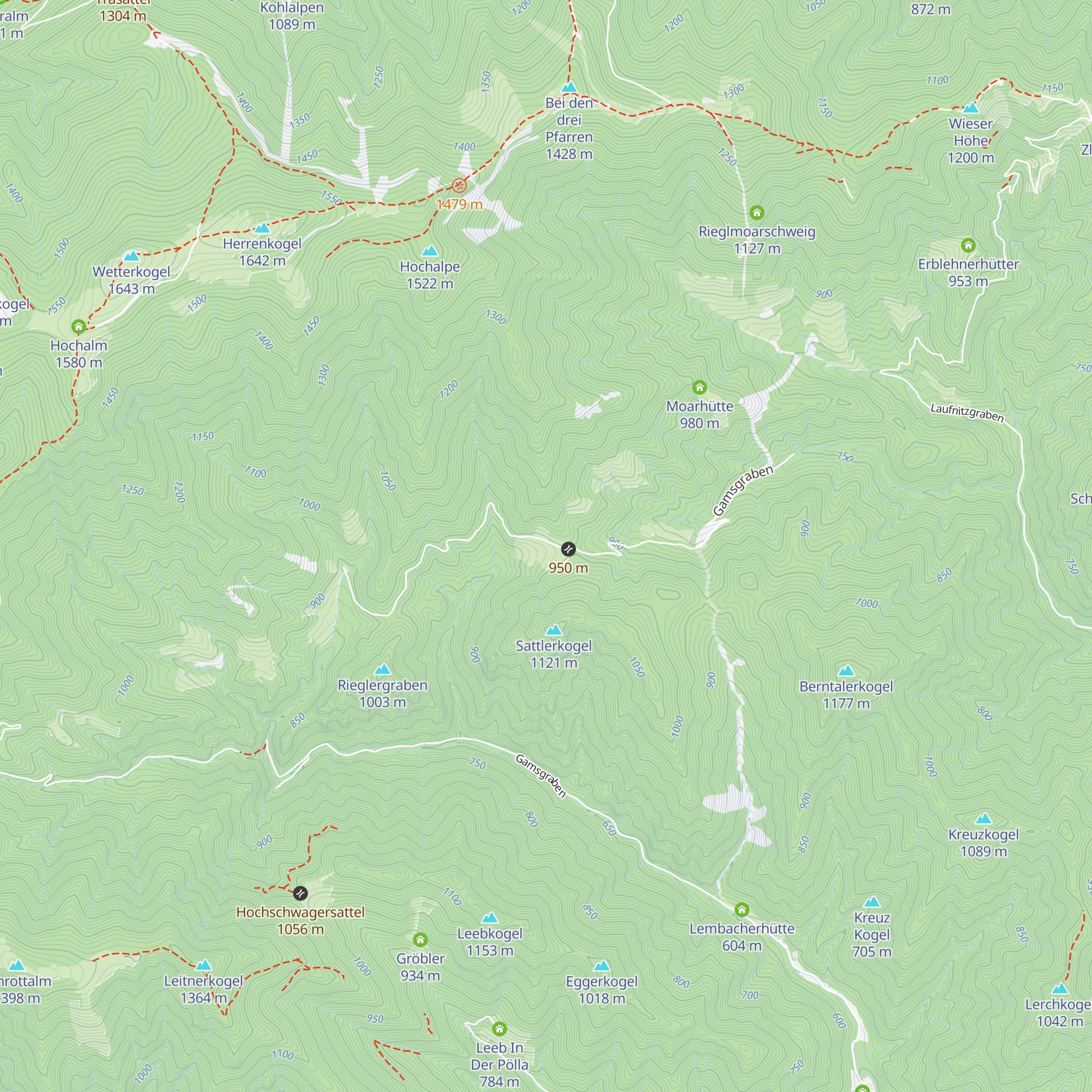 Jagdhaus Sattler map
