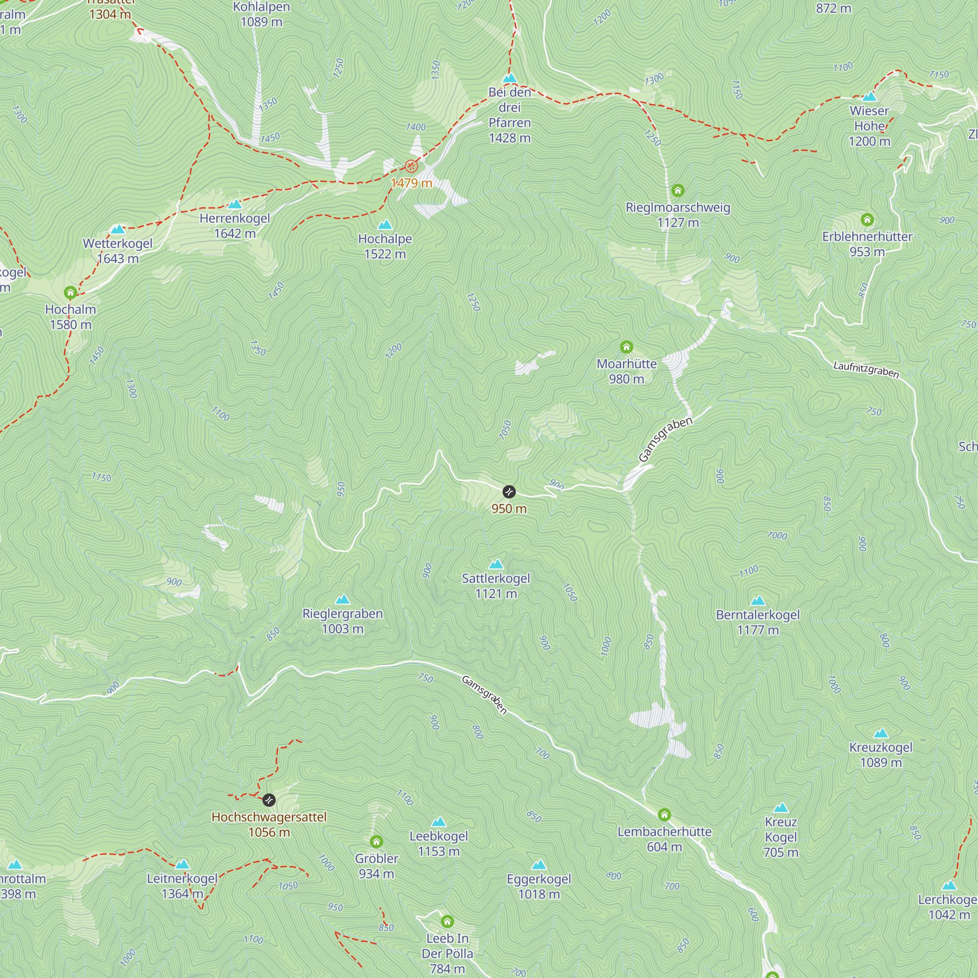 Jagdhaus Sattler map