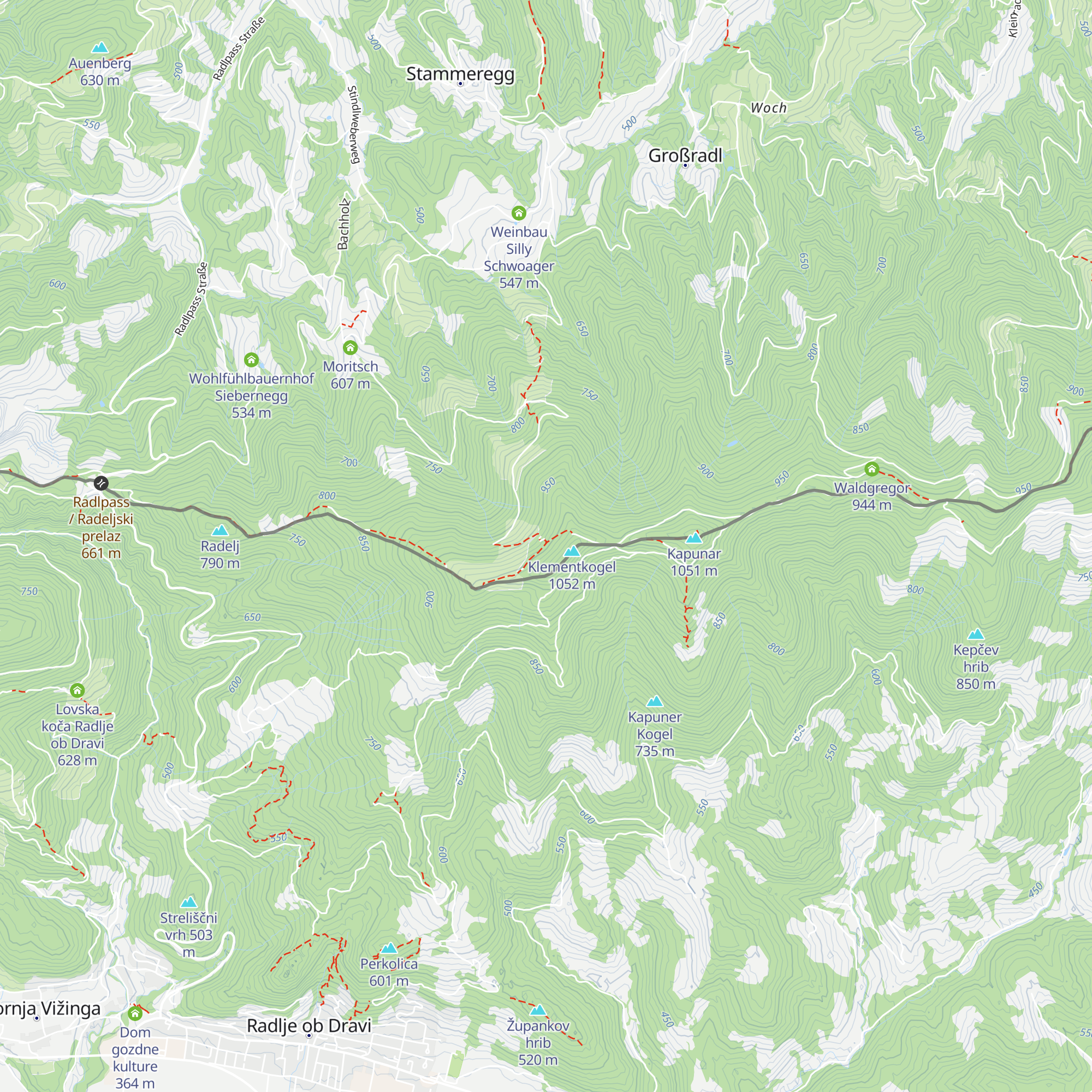 Kapunerhütte map