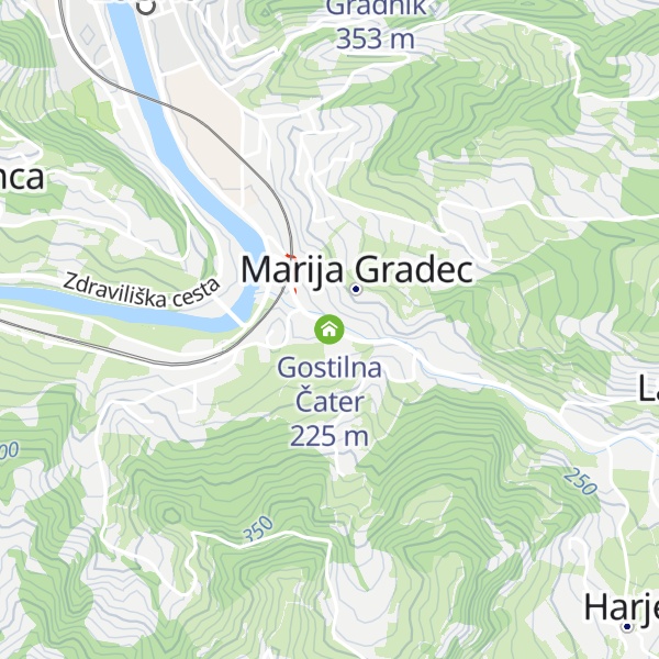 Map of Gostilna Čater