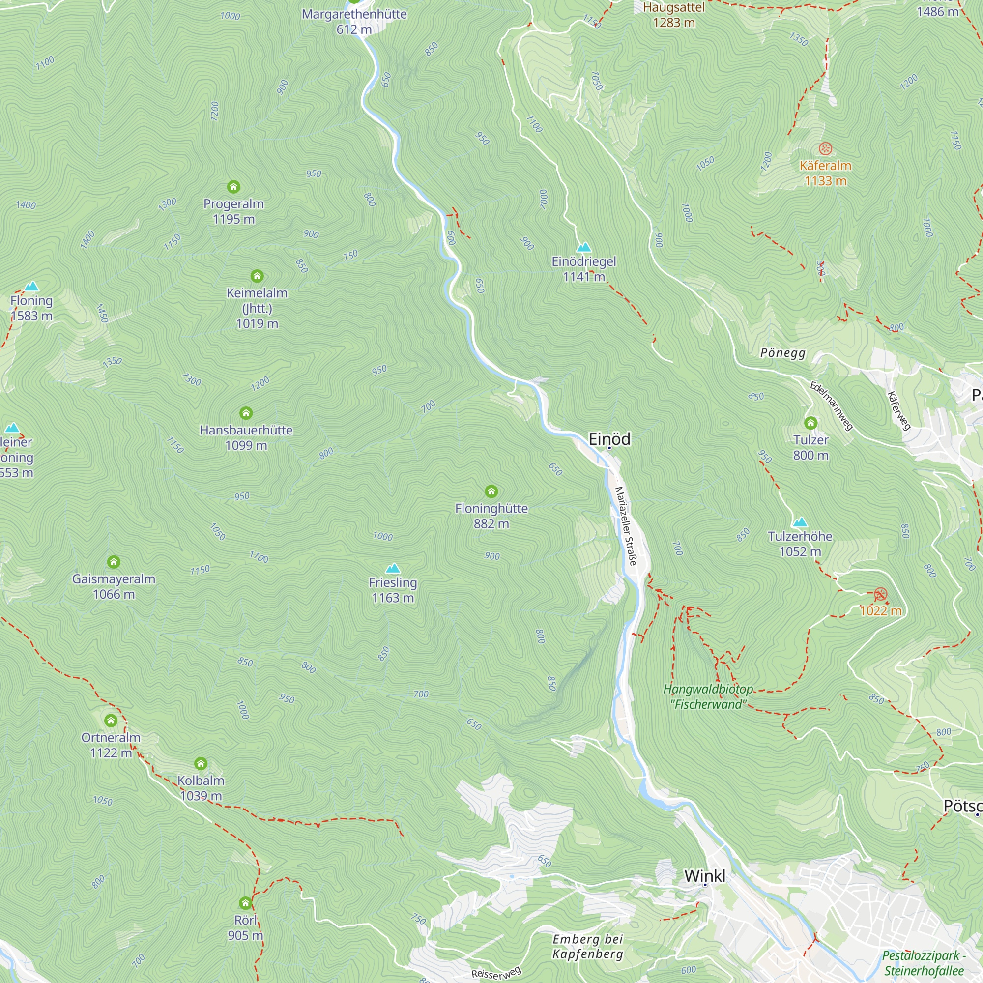 Floninghütte map