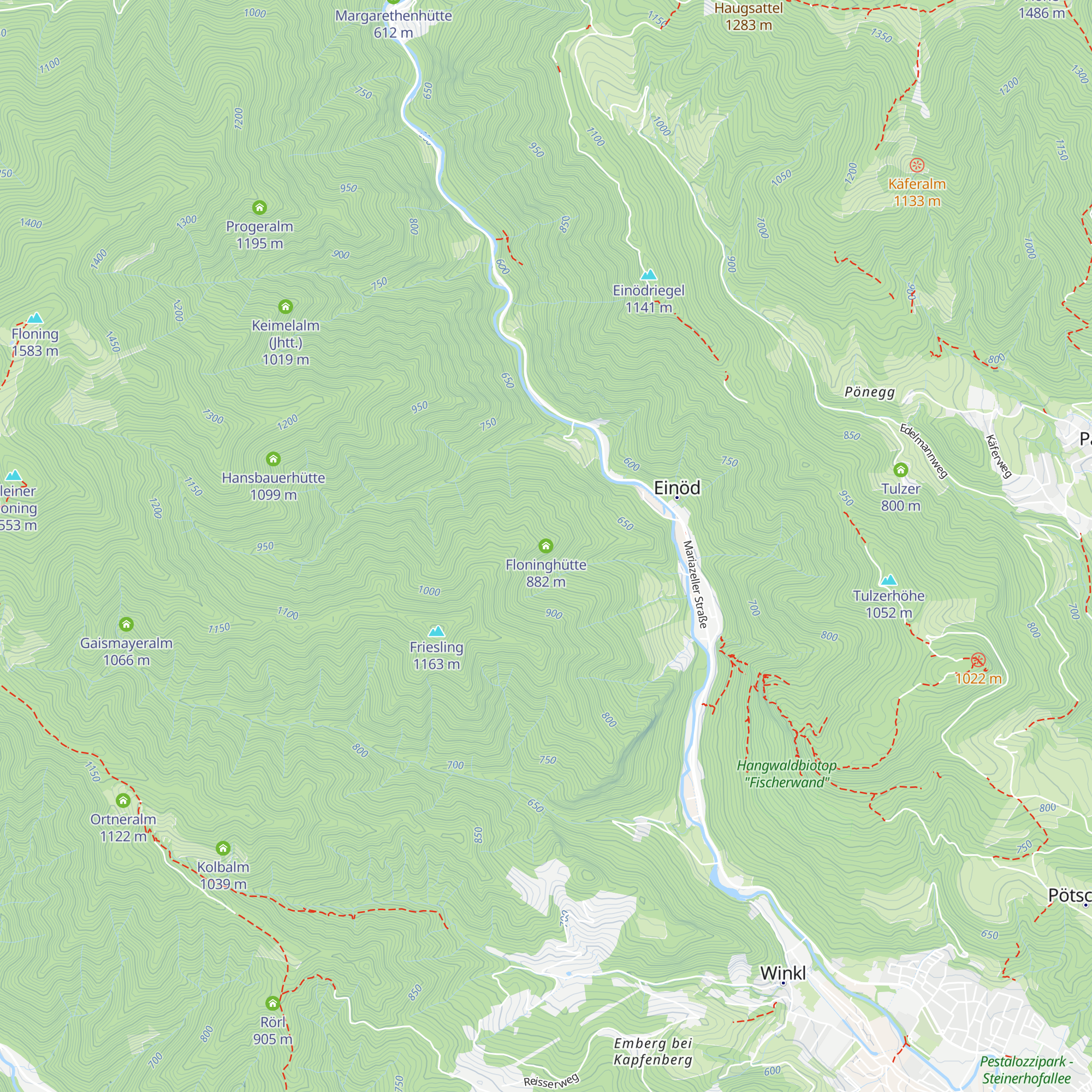 Floninghütte map