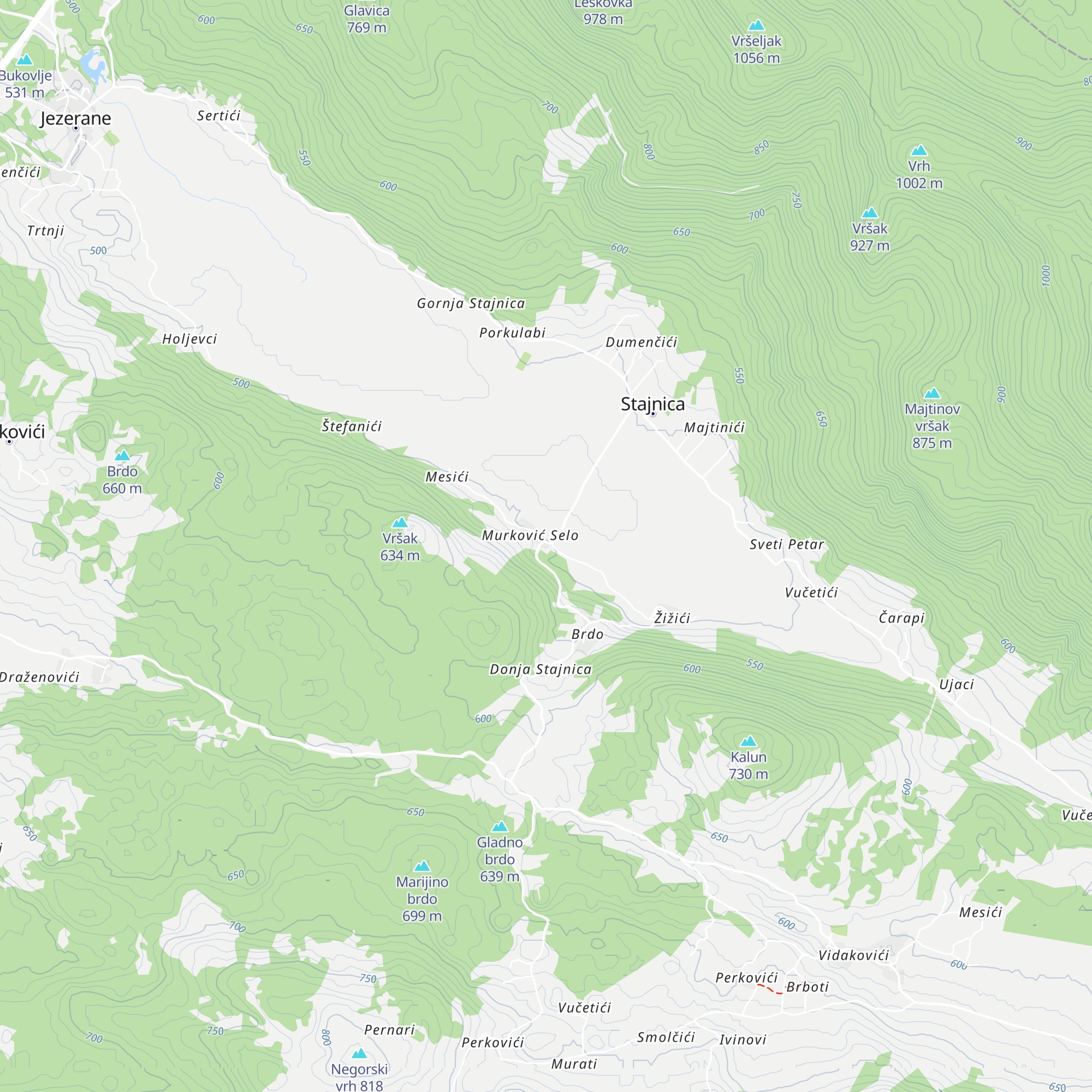 Dvor map