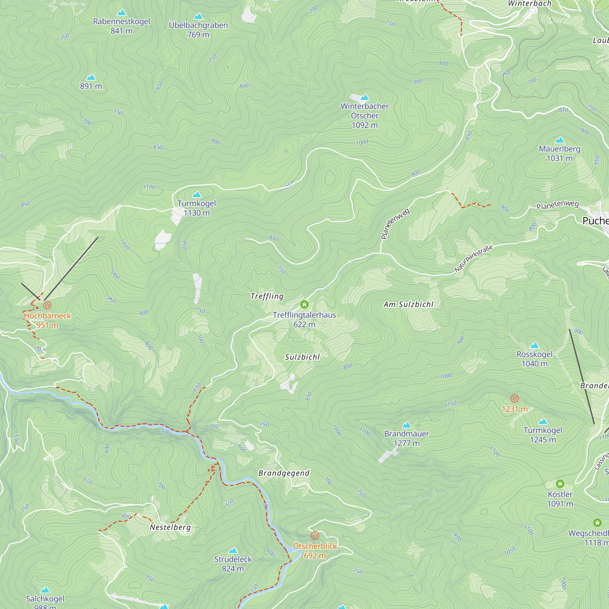 Trefflingtalerhaus map