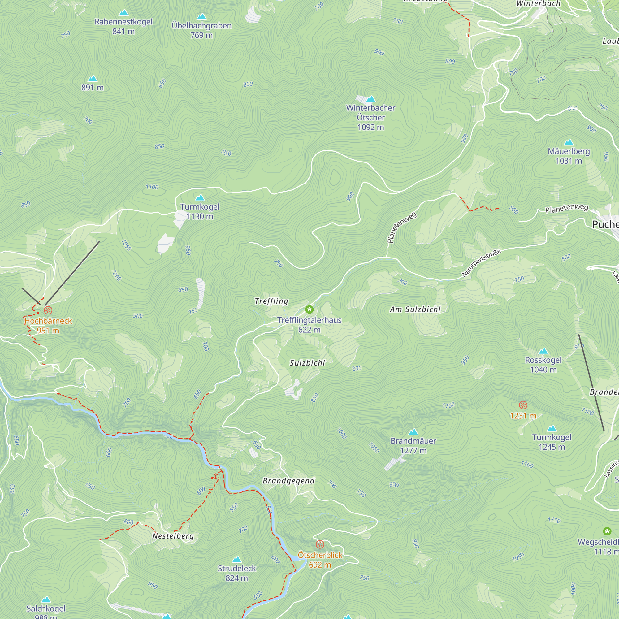 Trefflingtalerhaus map
