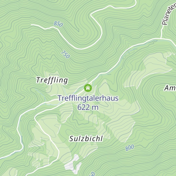 Map of Trefflingtalerhaus
