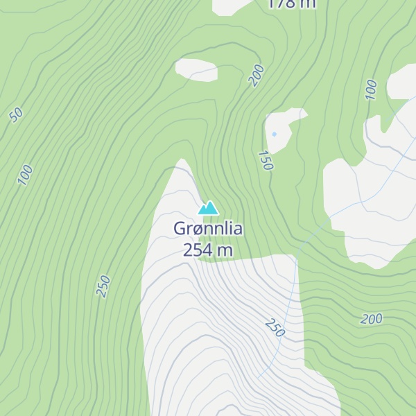 Map of Grønnlia