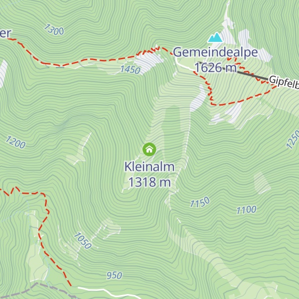 Map of Kleinalm