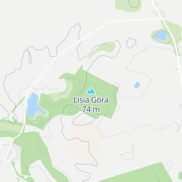 Map of Lisia Góra