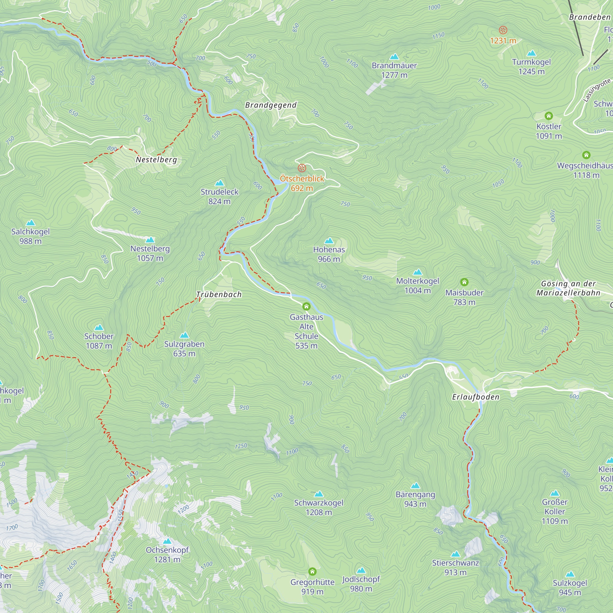 Gasthaus Alte Schule map