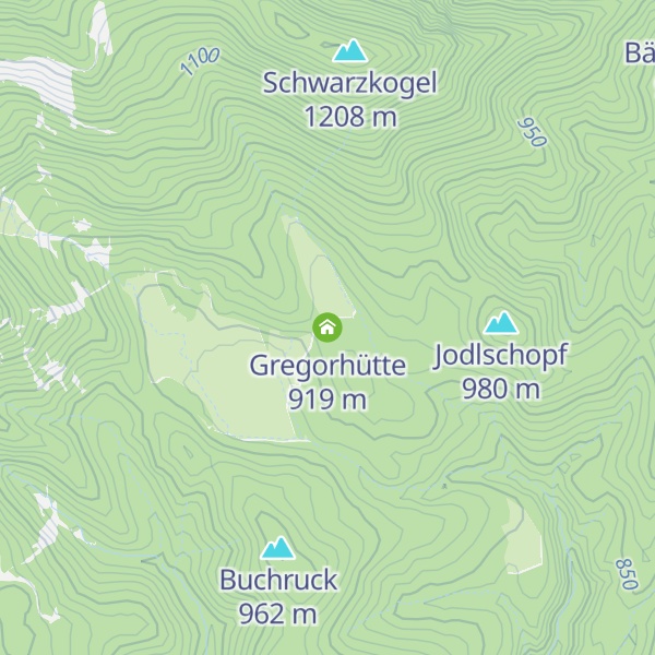 Map of Gregorhütte