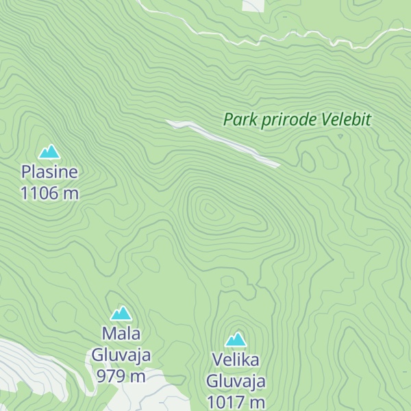 Map of Rošin vrh