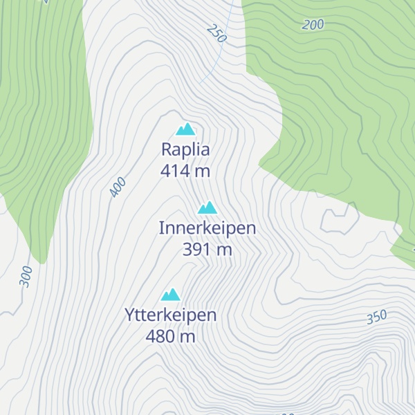 Map of Innerkeipen