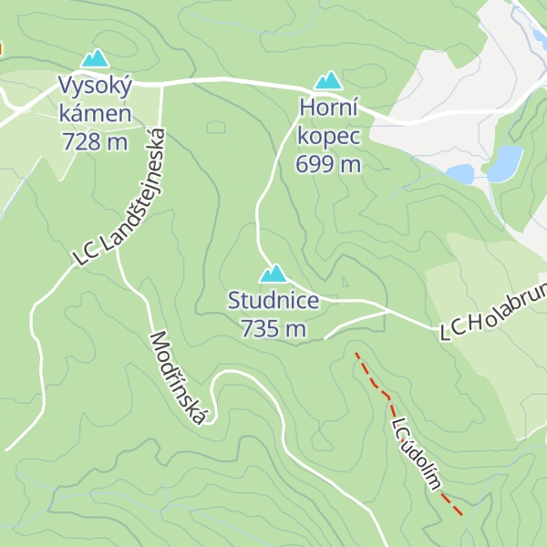 Map of Studnice