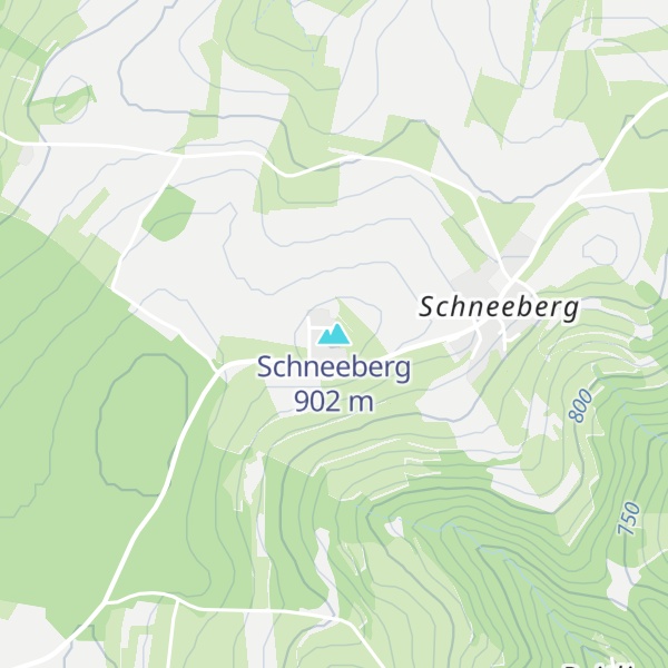 Map of Schneeberg