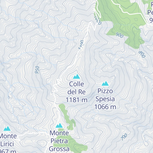 Map of Colle del Re