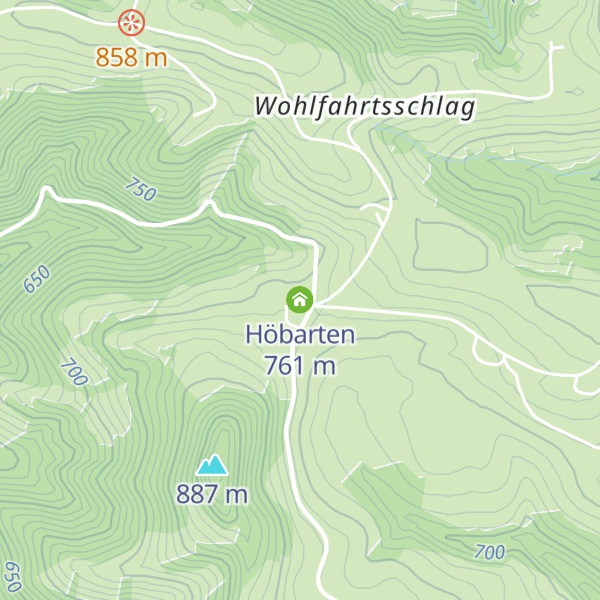 Map of Höbarten