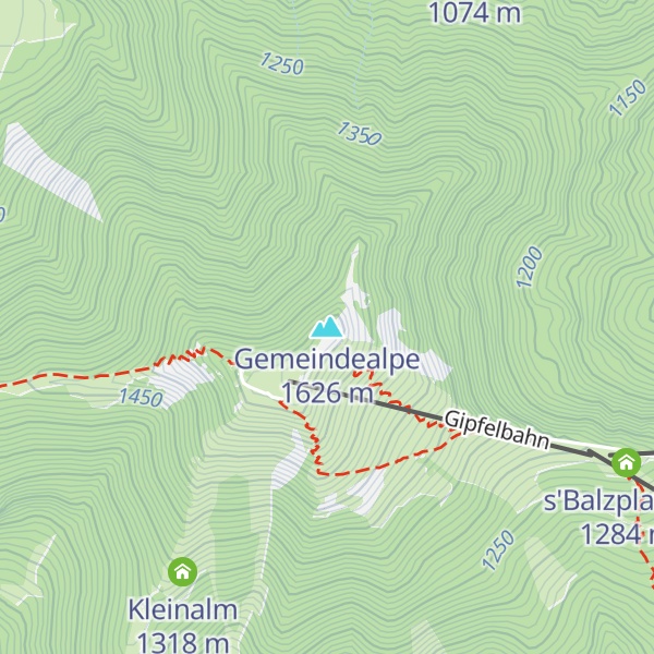 Map of Gemeindealpe