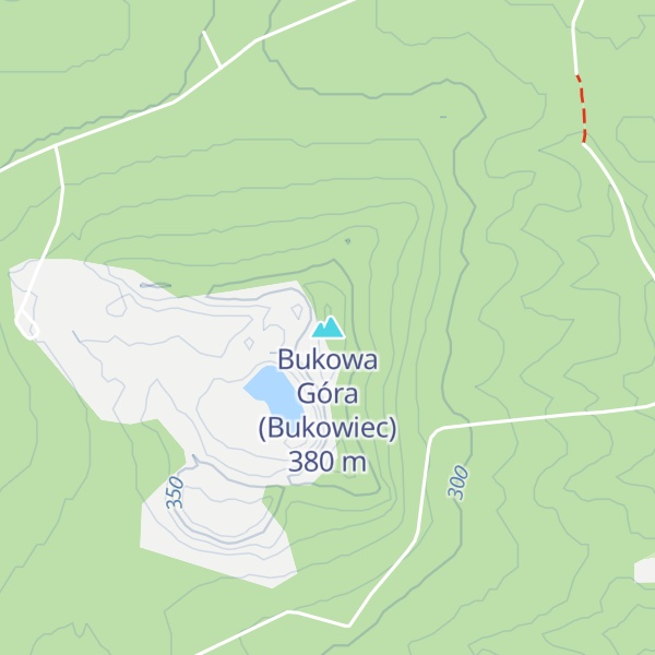 Map of Bukowa Góra (Bukowiec)