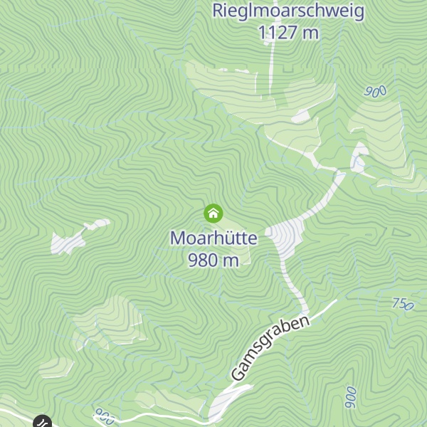 Map of Moarhütte