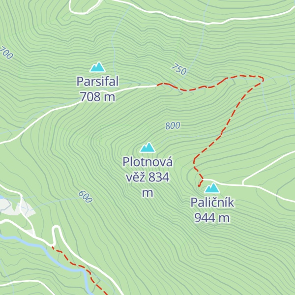 Map of Plotnová věž